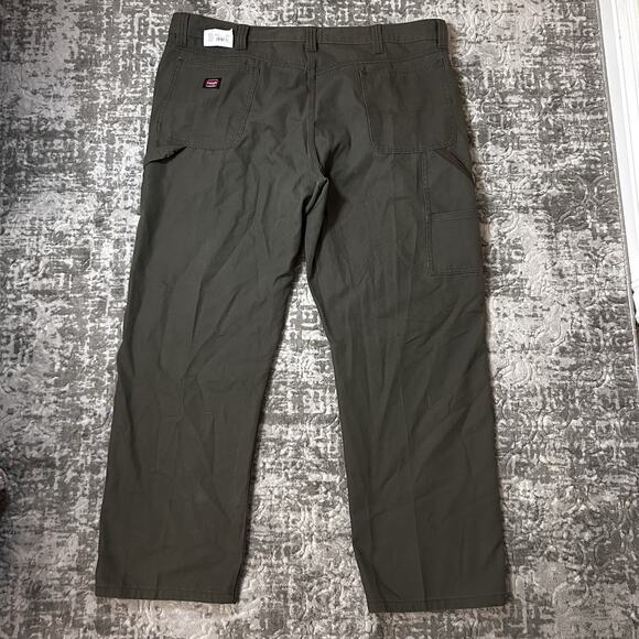 Wrangler Workwear utility pants men's 42 x 30 khaki green heavy duty outdoor NEW - Picture 8 of 13